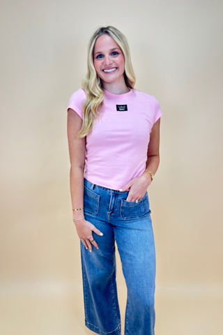 Lulu Mac Solid Baby Doll Top
