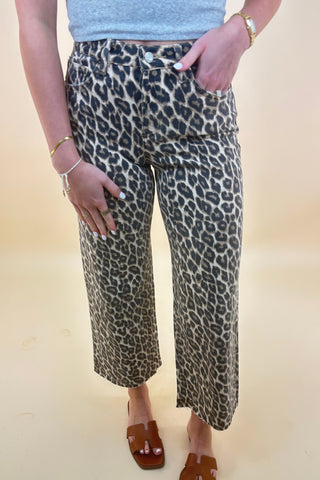 Wild Bloom Wide Leg Denim