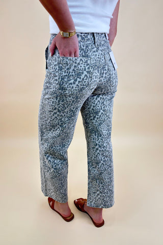 The Ashford Leopard Wide Leg Jean