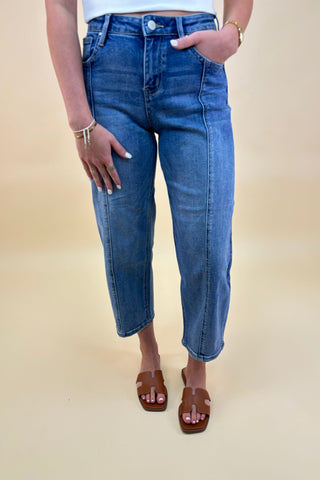 The Fresh Bloom Barrel Jeans