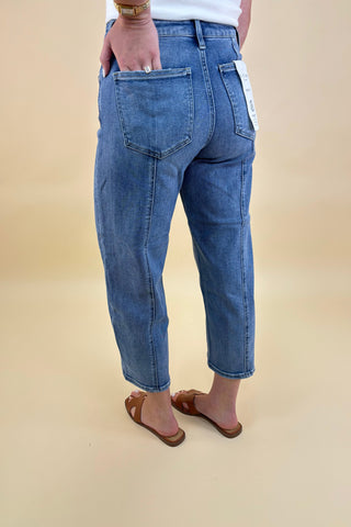 The Fresh Bloom Barrel Jeans