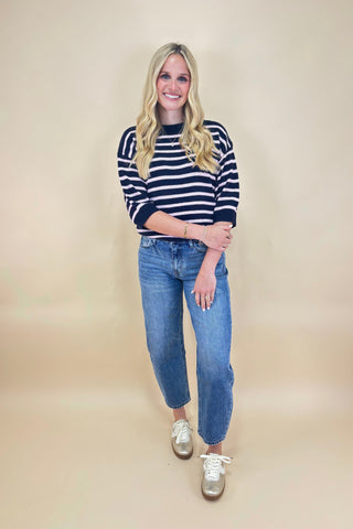 Sweet Magnolia Stripe Sweater