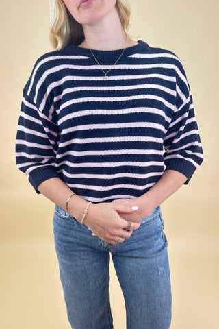 Sweet Magnolia Stripe Sweater