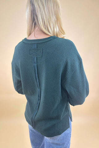 The Evergreen Escape Top