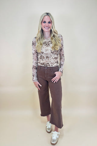 Wildflower Whimsy Knit Top