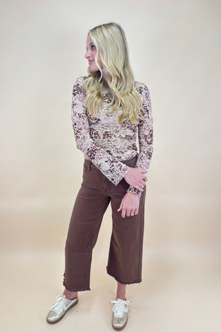 Wildflower Whimsy Knit Top