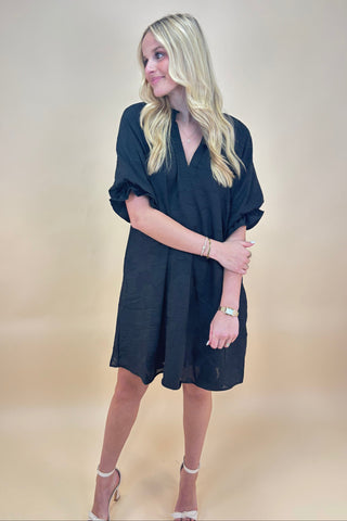Velour Noir Dress