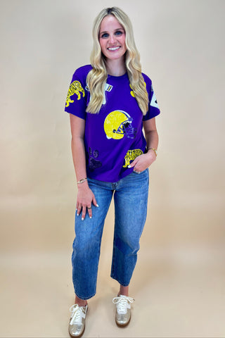 Tiger Spirit Sequin Tee