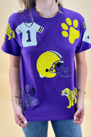 Tiger Spirit Sequin Tee