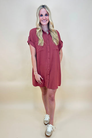 Autumn Avenue Shirt Dress