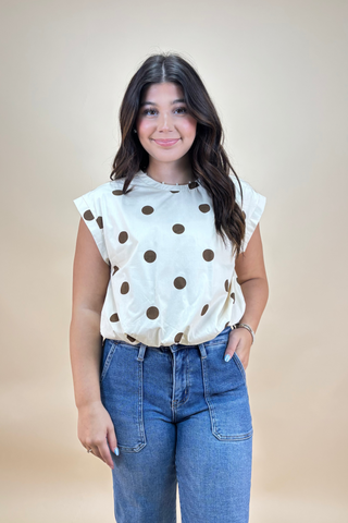 Cappuccino Charm Bubble Top