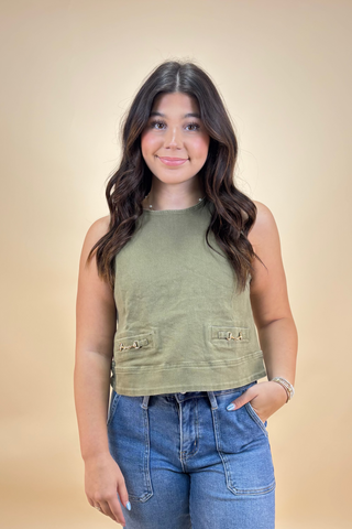The Olive Grove Luxe Top