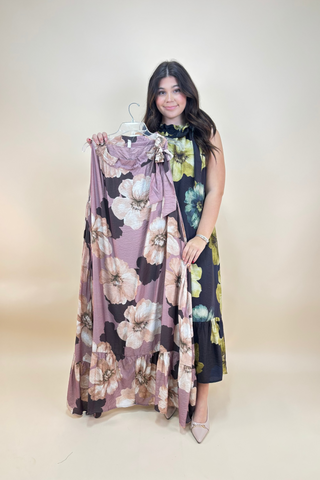 Verdant Whisper Midi Dress