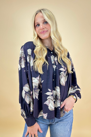 The Nocturne Bloom Blouse