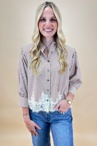 The Copper Lace Blouse
