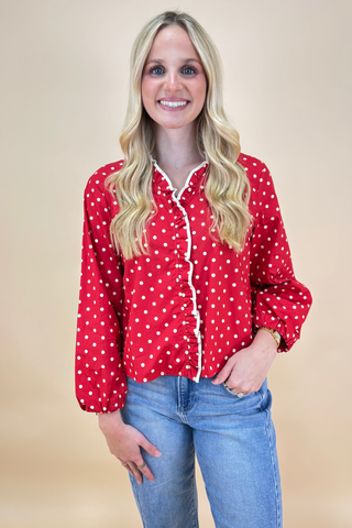 The Cranberry Cottage Blouse