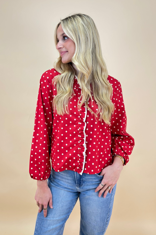The Cranberry Cottage Blouse