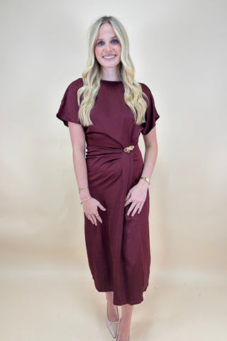 The Gilded Poise Dress