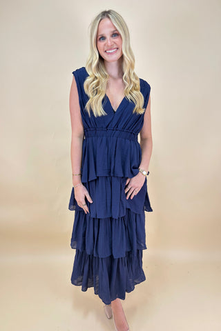 The Moonlit Sonata Maxi Dress