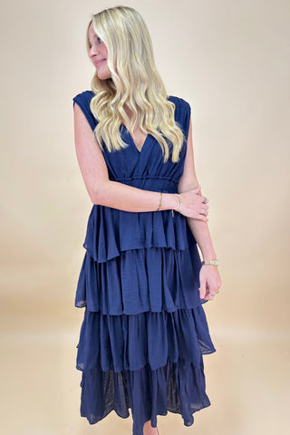 The Moonlit Sonata Maxi Dress