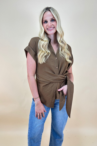 The Alder Row Tie Top