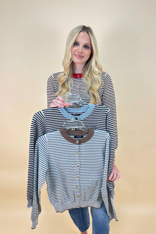 The First Impression Contrast Cardigan