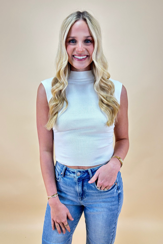 The Polished Point Sweater Top