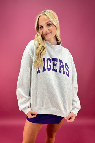 The Tiger Varsity Dot Pullover