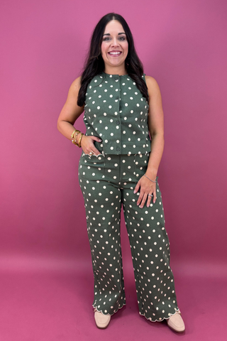 The Magnolia Dot Button Vest