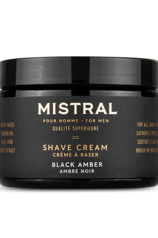 Mistral Shave Cream-Black Amber