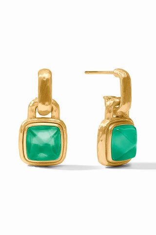 Julie Vos Sahara Hoop & Charm Earrings