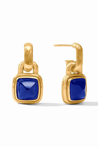 Julie Vos Sahara Hoop & Charm Earrings