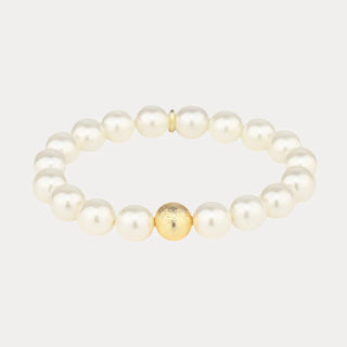 BuDhaGirl Pearl Mala Beaded Bracelet