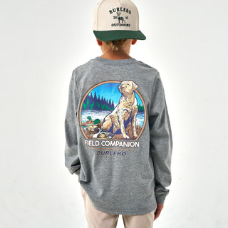 Burlebo Youth Long Sleeve Tee-Field Companion