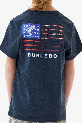 Burlebo Youth Tee-Fishing USA