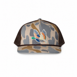 Burlebo Caps-Retro Camo Duck