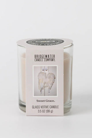 Sweet Grace Glass Votive Candles