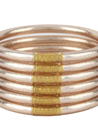 BuDhaGirl Champagne All Weather Bangles-Set of 6