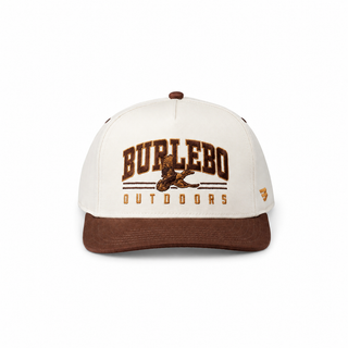 Burlebo Caps- Fly Wild Cream/Brown Bill