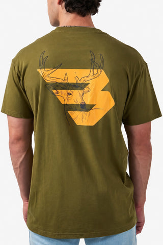 Burlebo Short Sleeve Tee-Deer Flying B