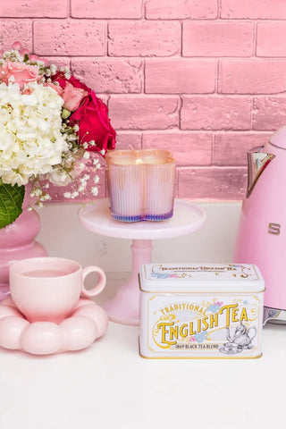 Sweet Grace Iridescent Flower Candle