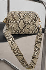Avery Small Crossbody Faux Snake