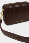 Avery Small Crossbody Bag Chocolate Eel