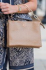 Ariana Crossbody Woven Tan