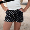 Black/White Small Polka Dot