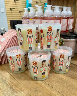 Sweet Grace Nutcracker Candle